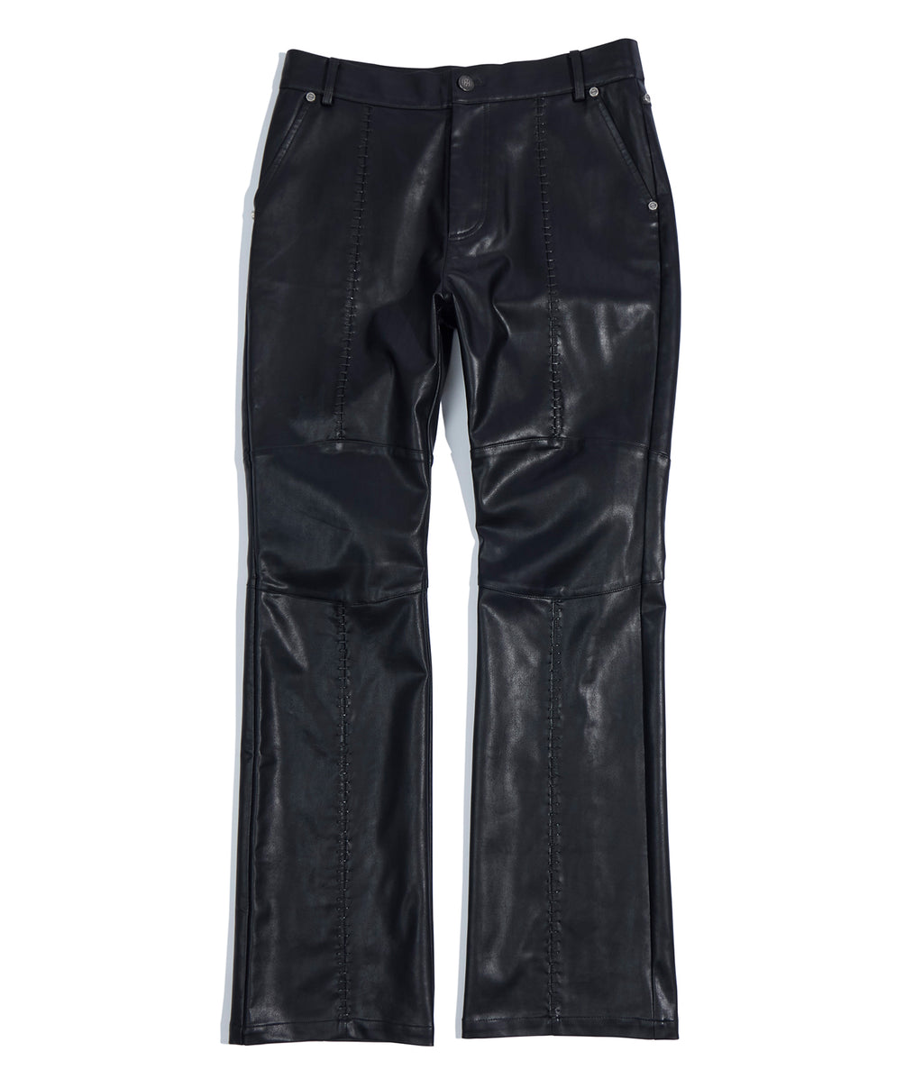Cyber Scar Leather Pants