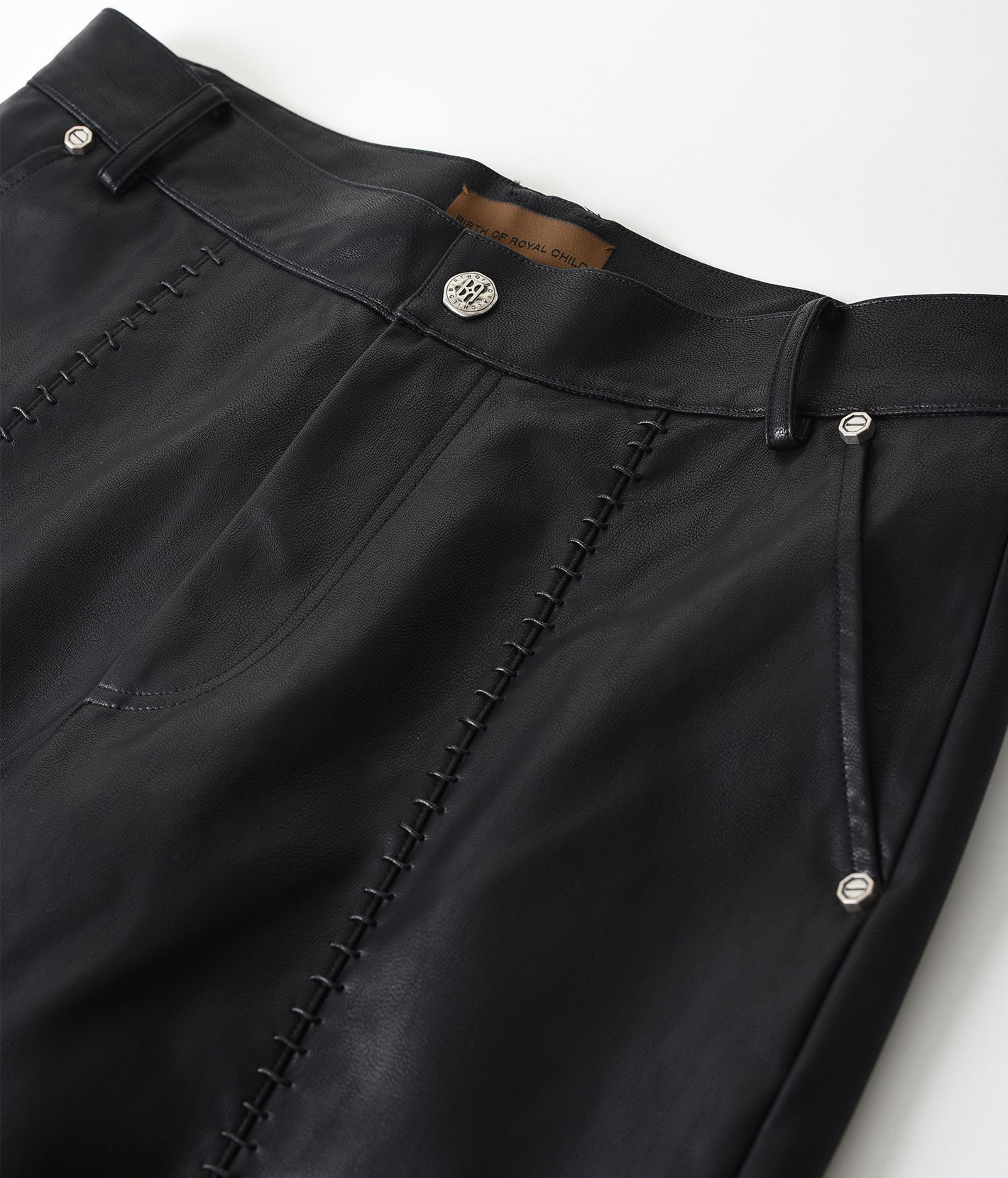 Cyber Scar Leather Pants