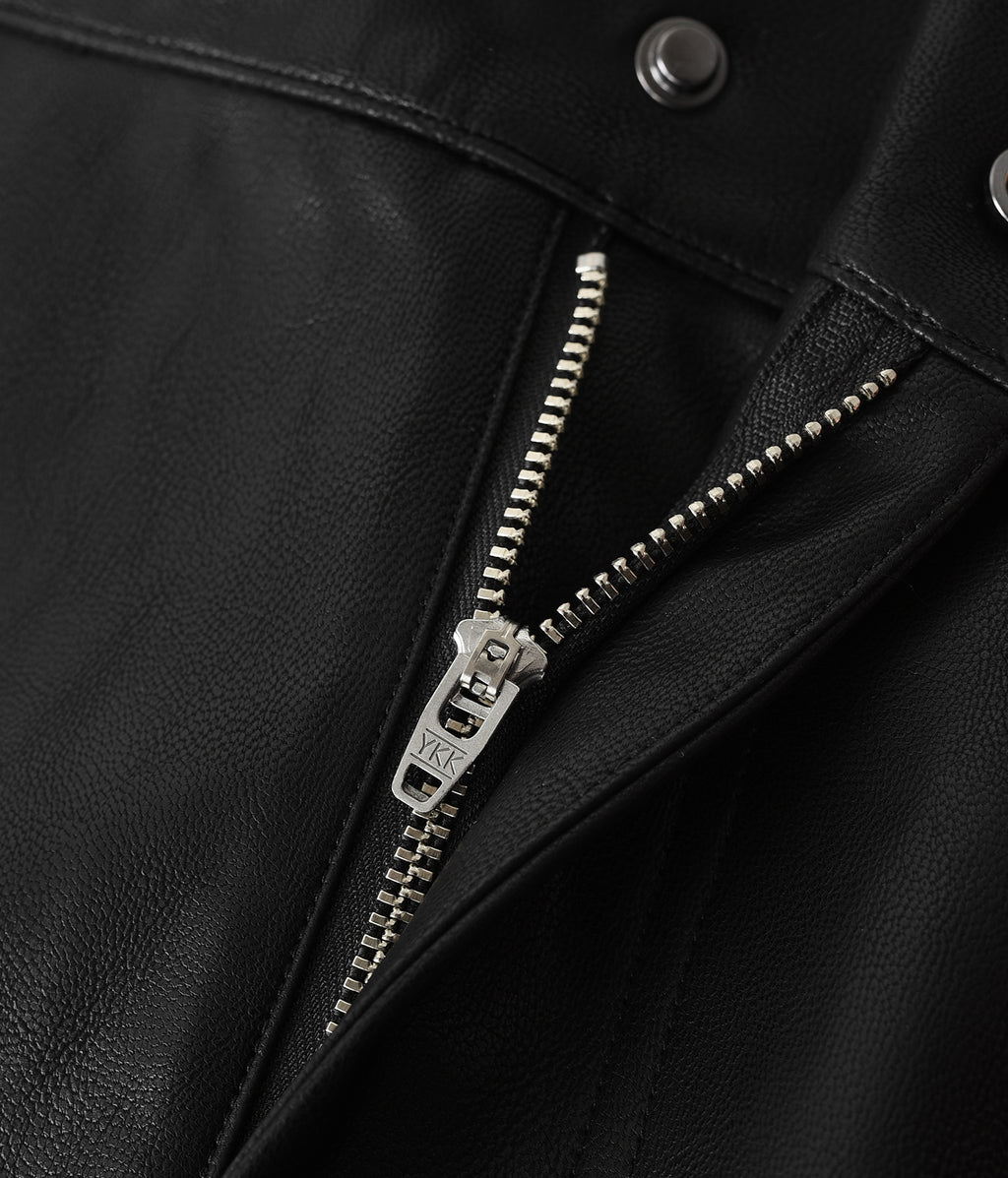 Cyber Scar Leather Pants