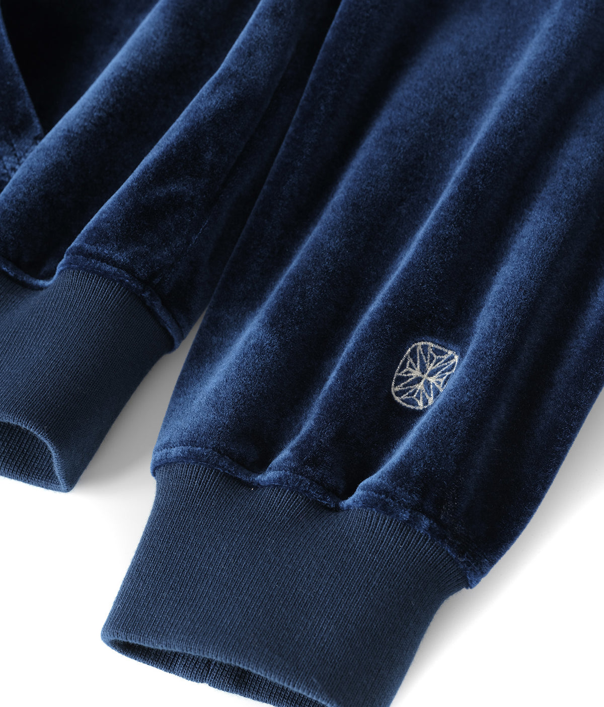 Shooting Star Velour Hoodie Blue