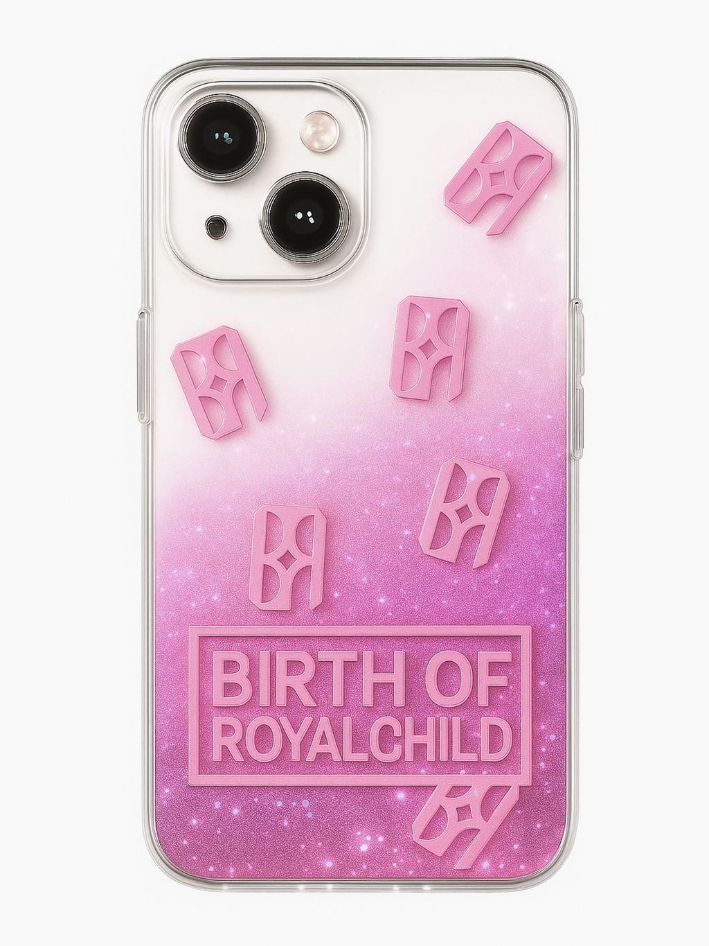 Birth of Royal Child Phone Case Pink