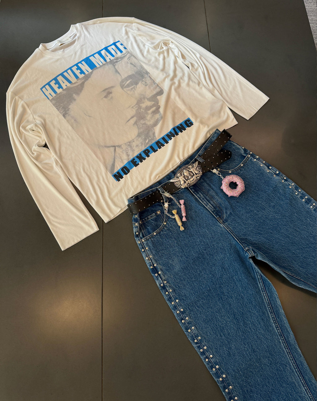 Crystal Stud Denim
