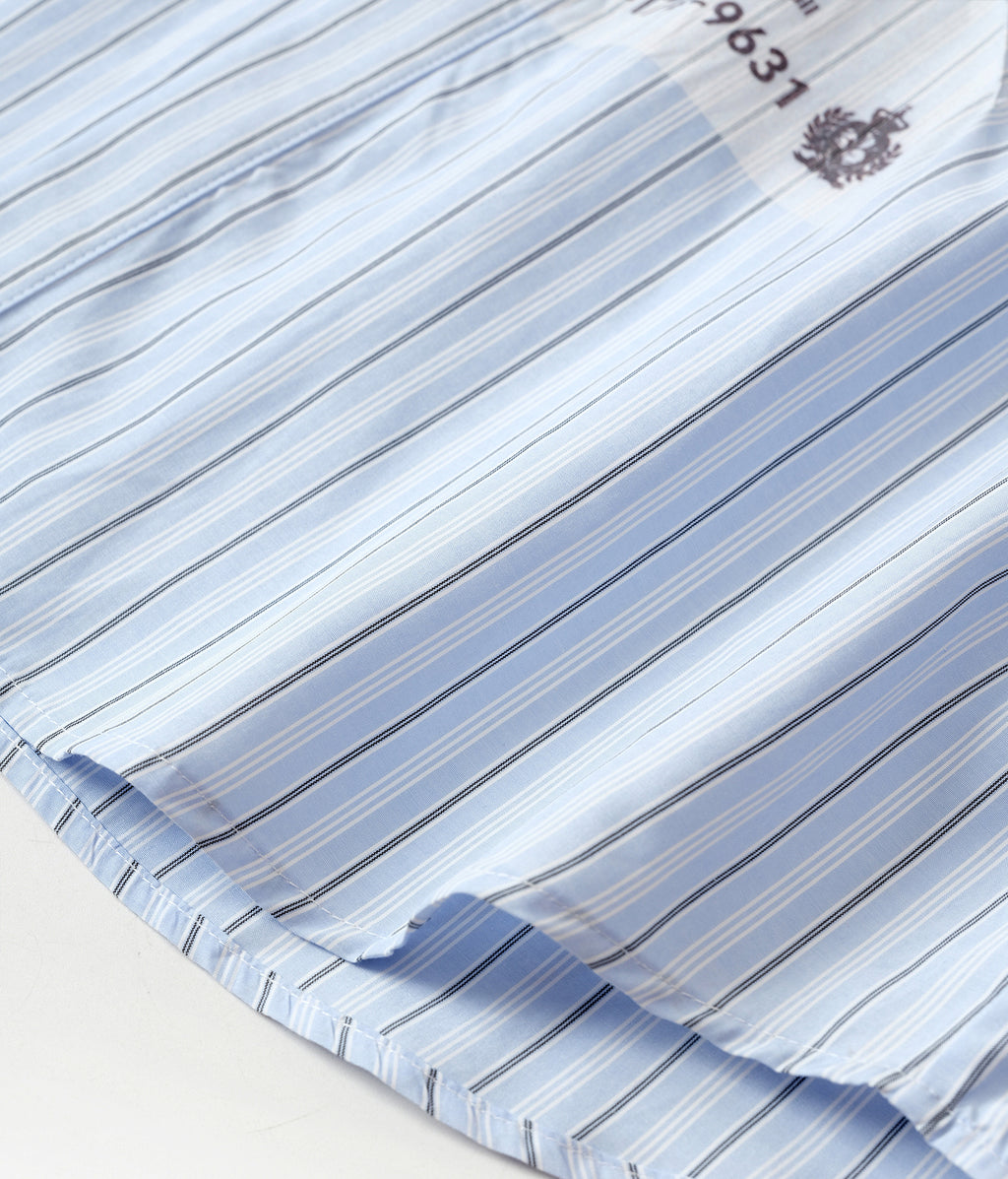 Missing Poster Stripe Shirt | Birth of Royal Child | Shirts | Button Down Shirt 