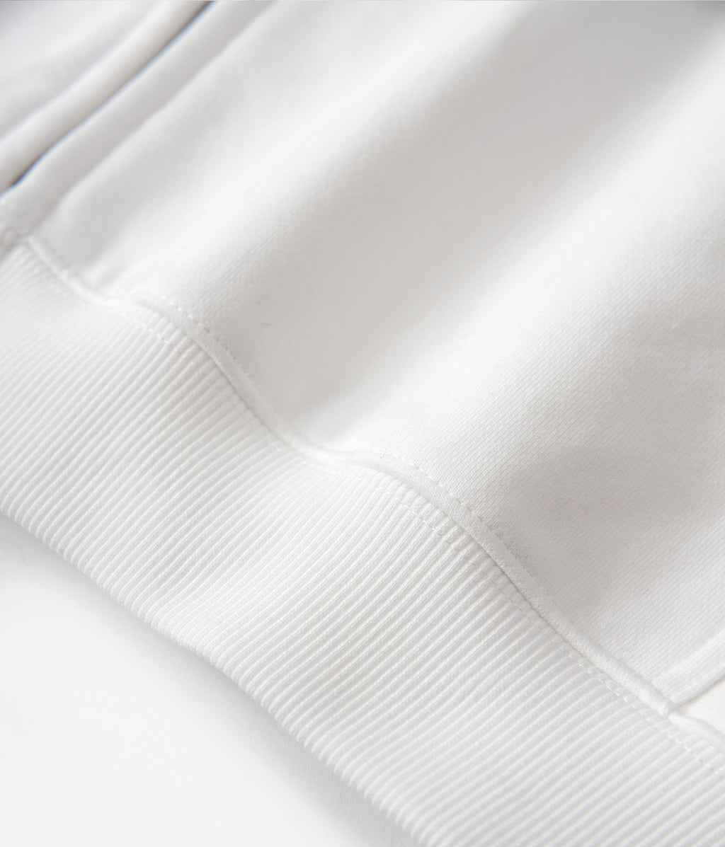 Crystal Notes Raglan Hoodie White