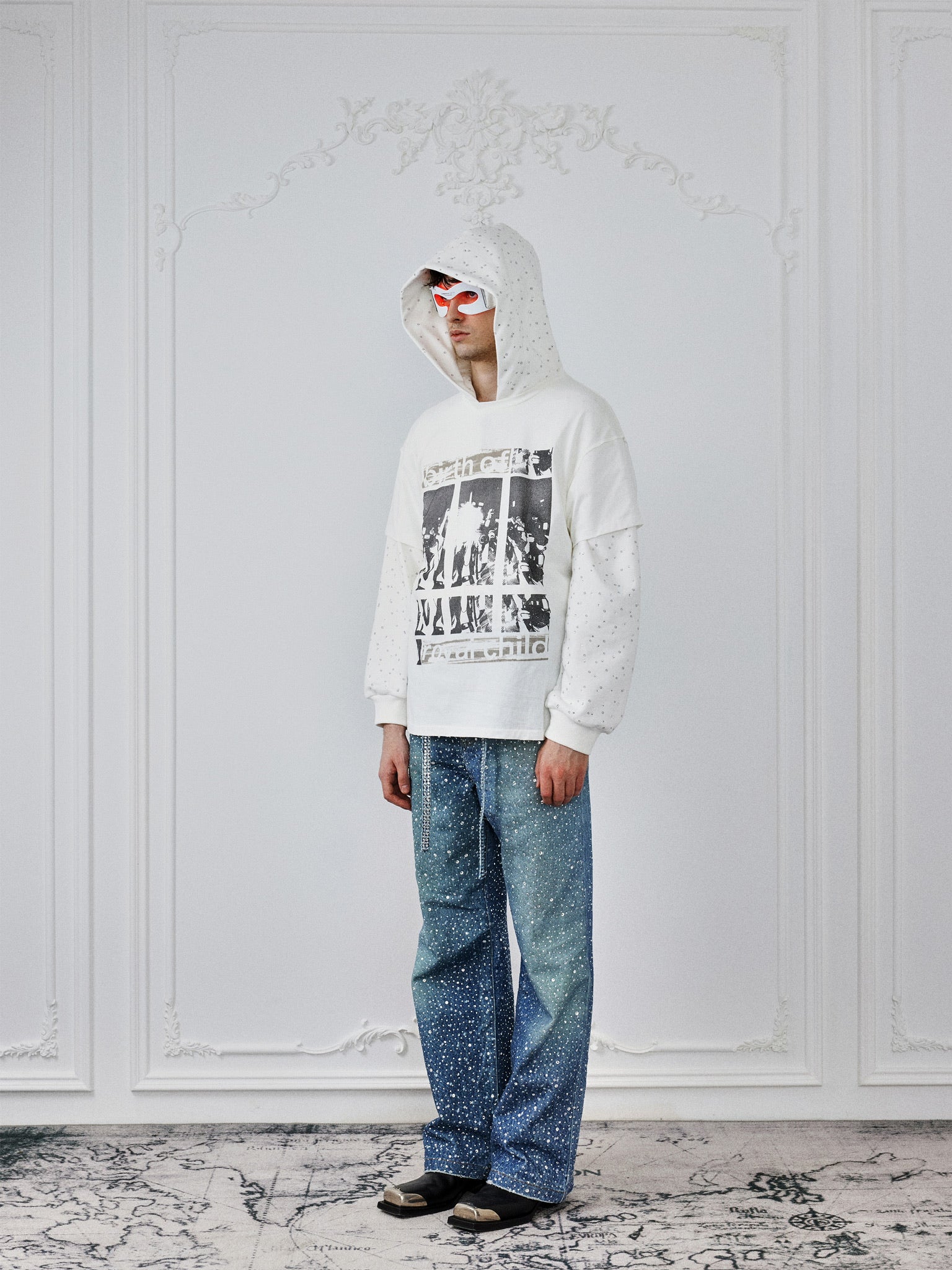 バースオブロイヤルチャイルド サイズ:L フラッシュライトヴィンテージTシャツ 中古 BS99 Flashlight Vintage Tee – Birth Of Royal Child