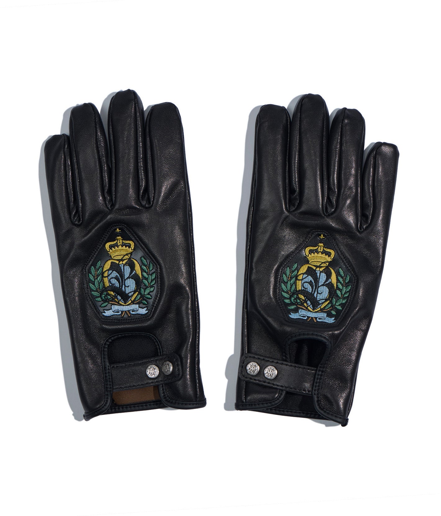 Royal Oak Leather Gloves | Black