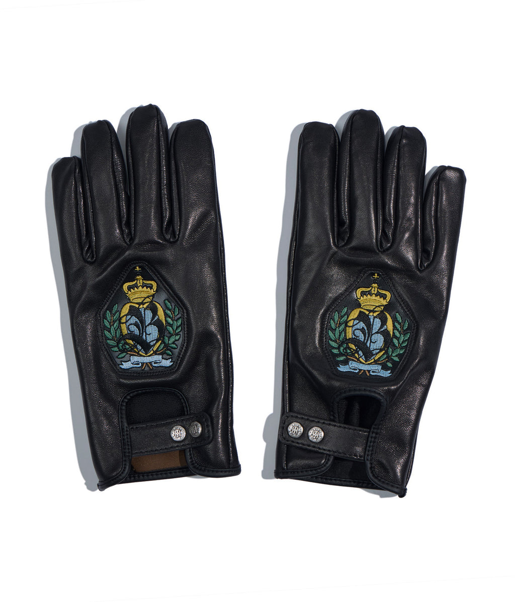 Leather Gloves | 100% Sheepskin Leather | Birth of Royal Child | Embroidery Detail