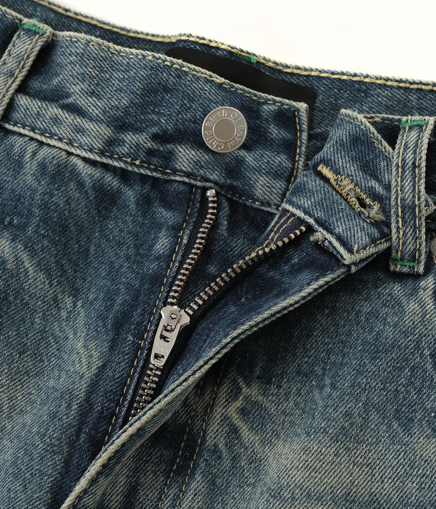 Layered Distressed Jeans