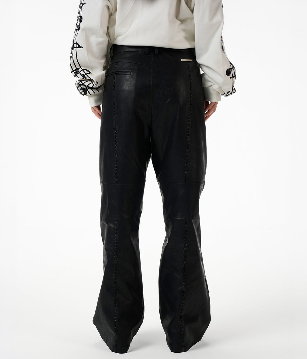 Cyber Scar Leather Pants