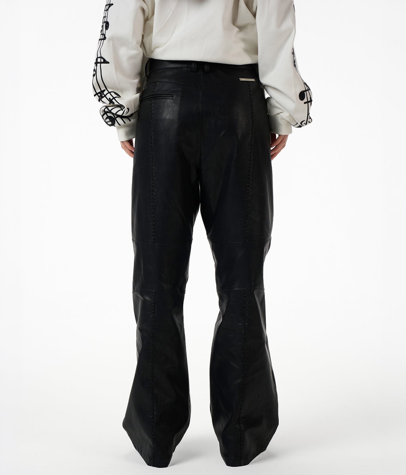 Cyber Scar Leather Pants