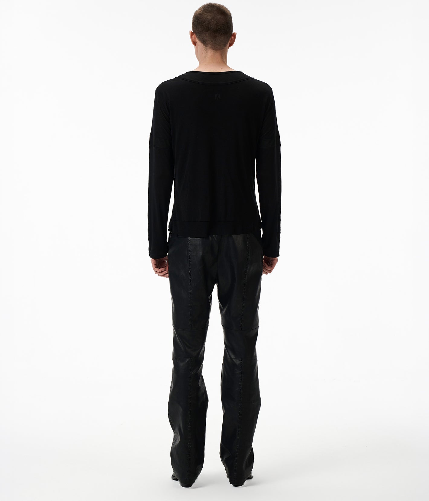 Cyber Scar Leather Pants