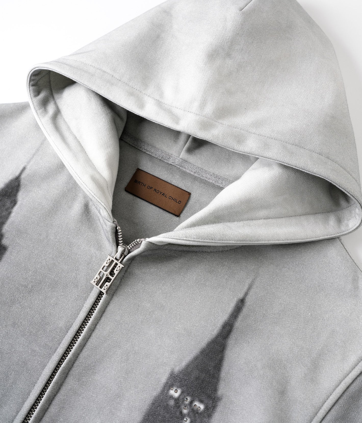 Midnight City Crystal Print Hoodie