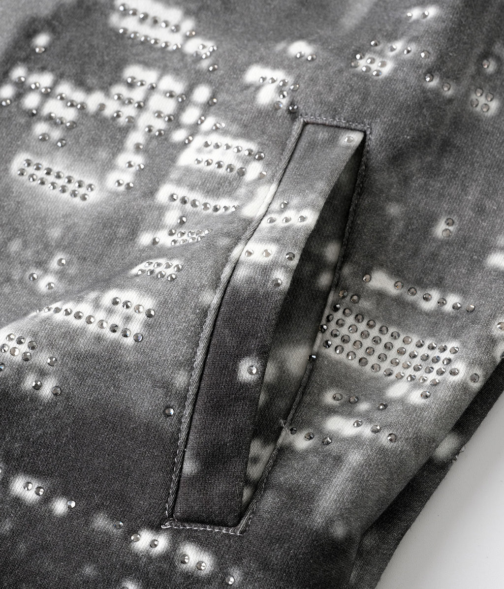 Midnight City Crystal Print Hoodie