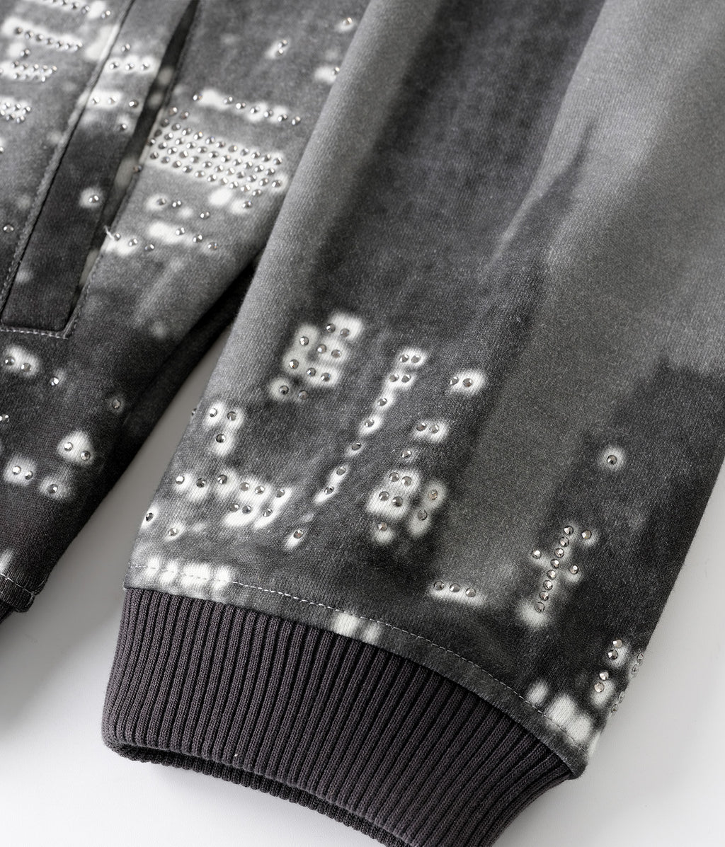 Midnight City Crystal Print Hoodie