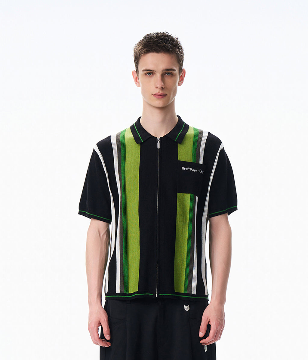 Pinnacle Stripe Knit Shirt