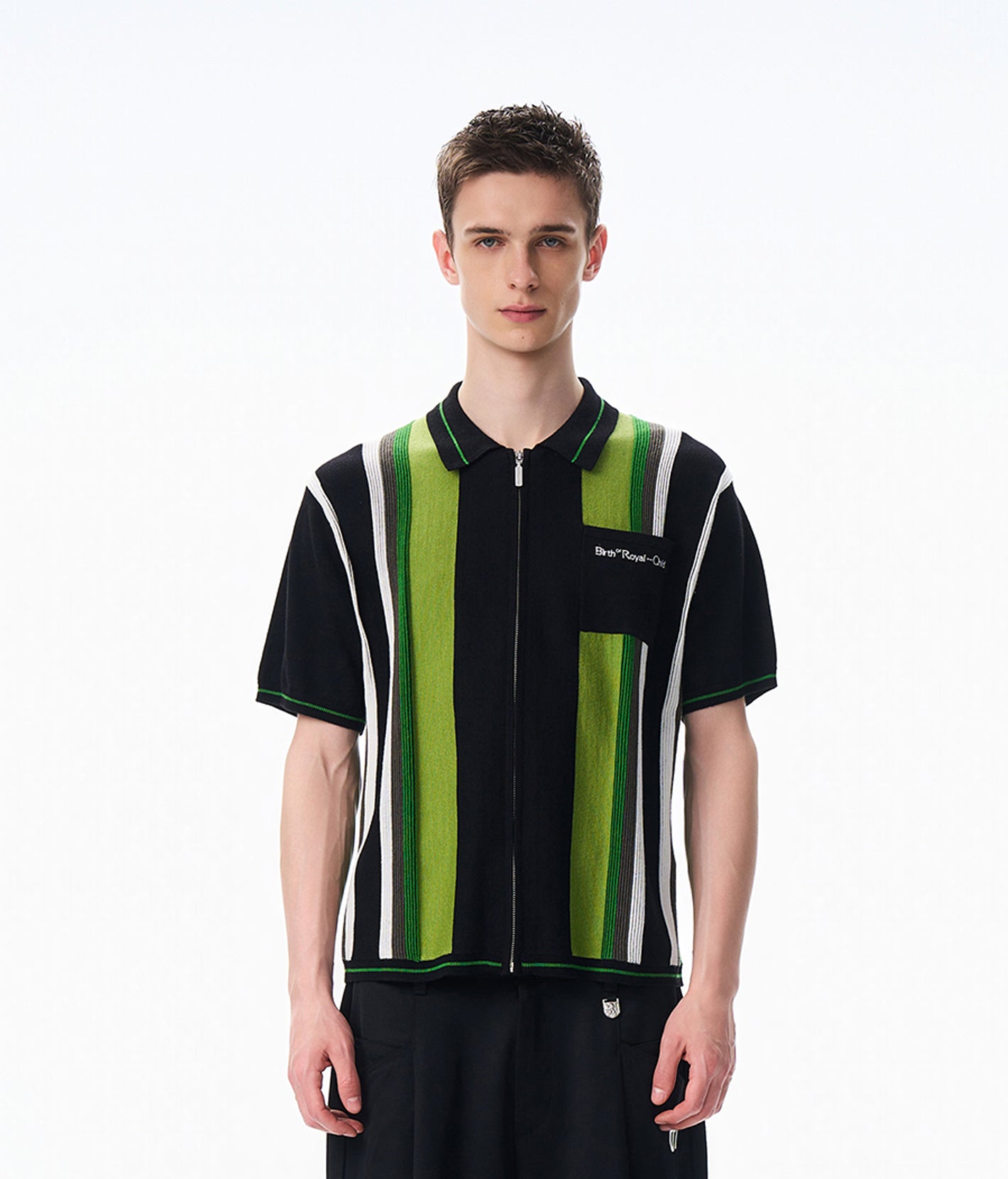 Pinnacle Stripe Knit Shirt