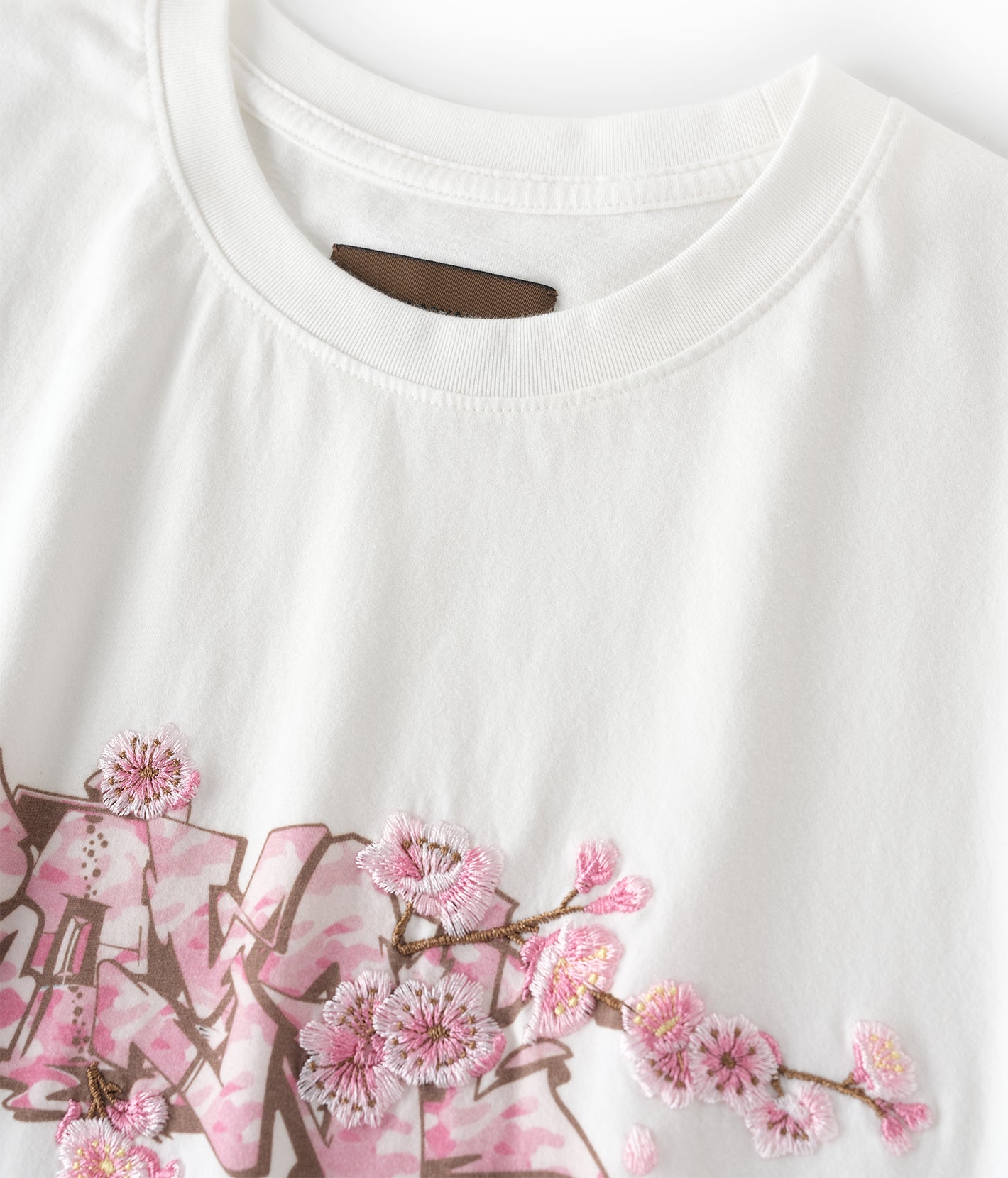 Sakura Embroidered Tee