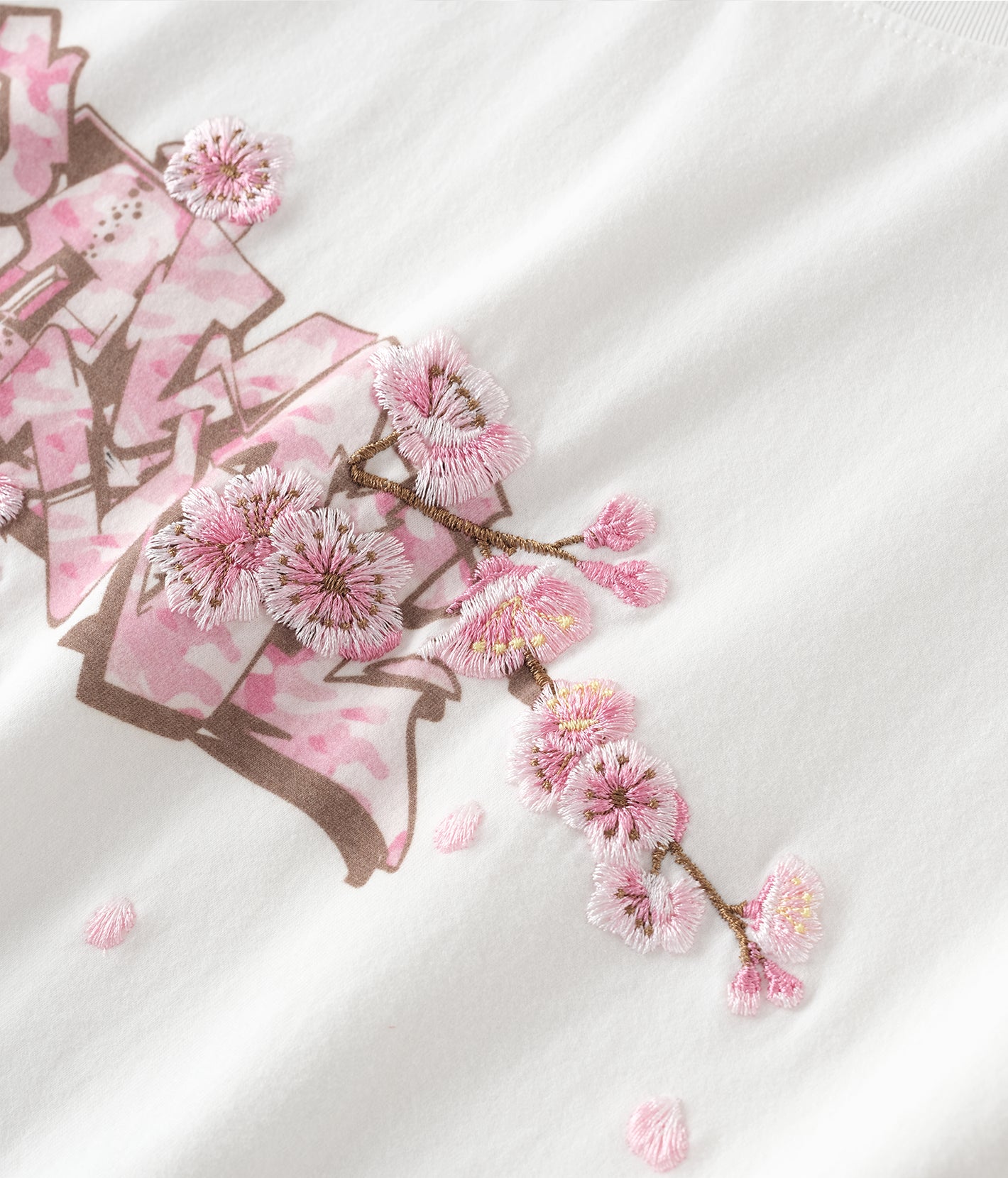 Sakura Embroidered Tee
