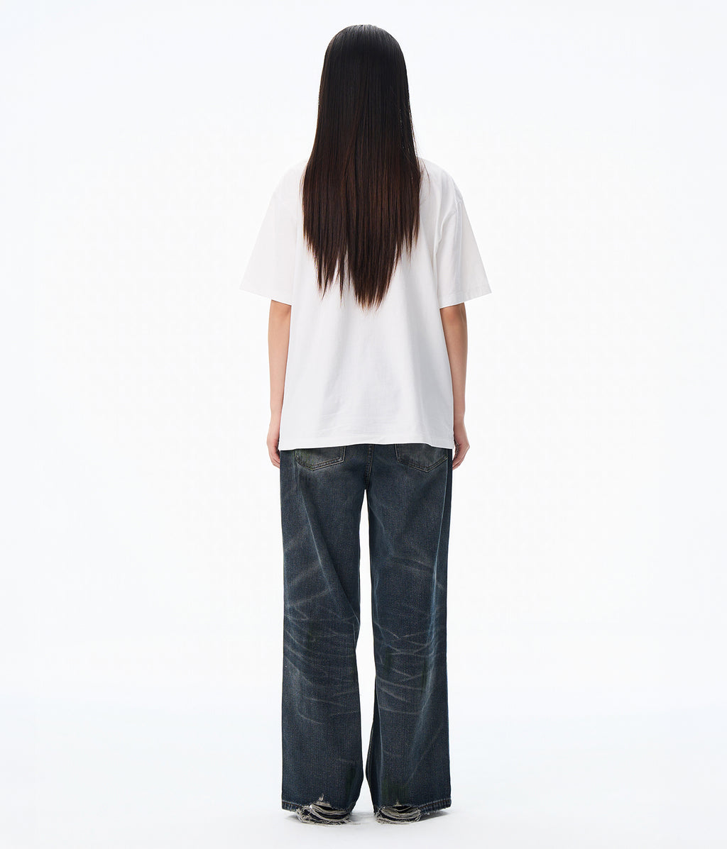 Sakura Embroidered Tee