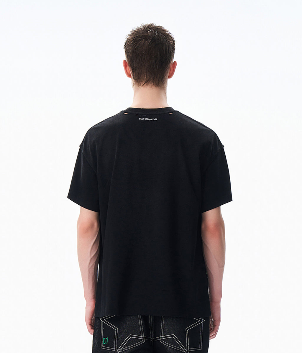 Distressed Soldier Portrait Tee