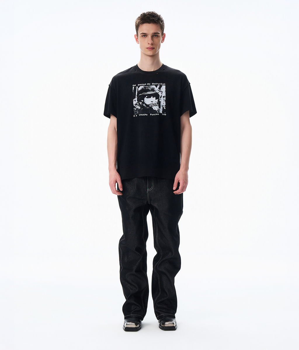 Distressed Soldier Portrait Tee