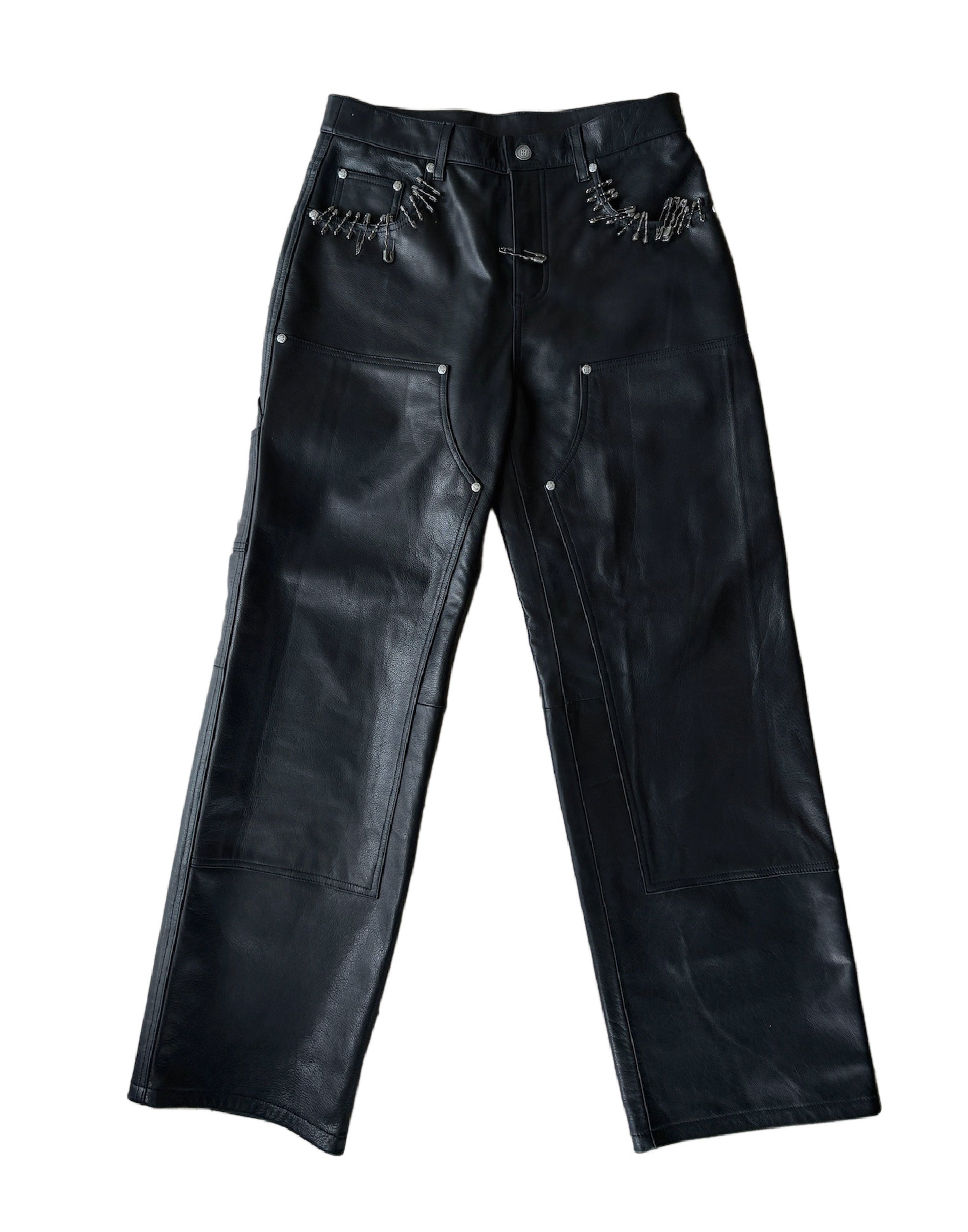 Prime Hide Pinned Leather Work Pants