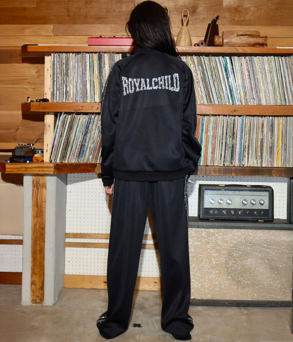 Midnight Gradient Crystal Track Pants