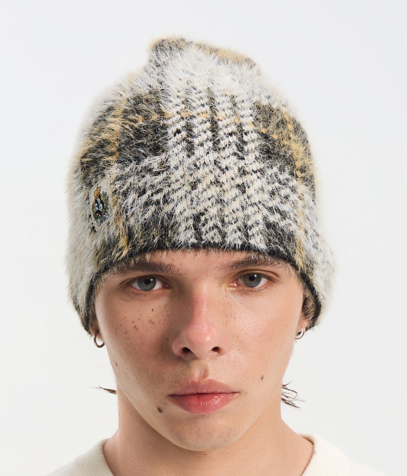 Mohair Knit Beanie