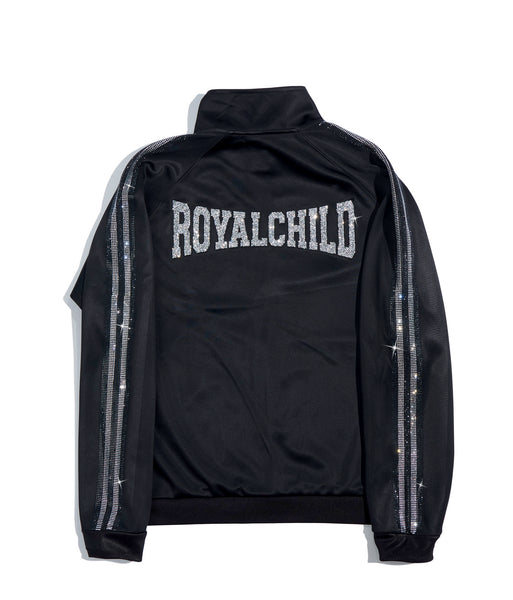 Midnight Gradient Crystal Track Jacket – Birth Of Royal Child