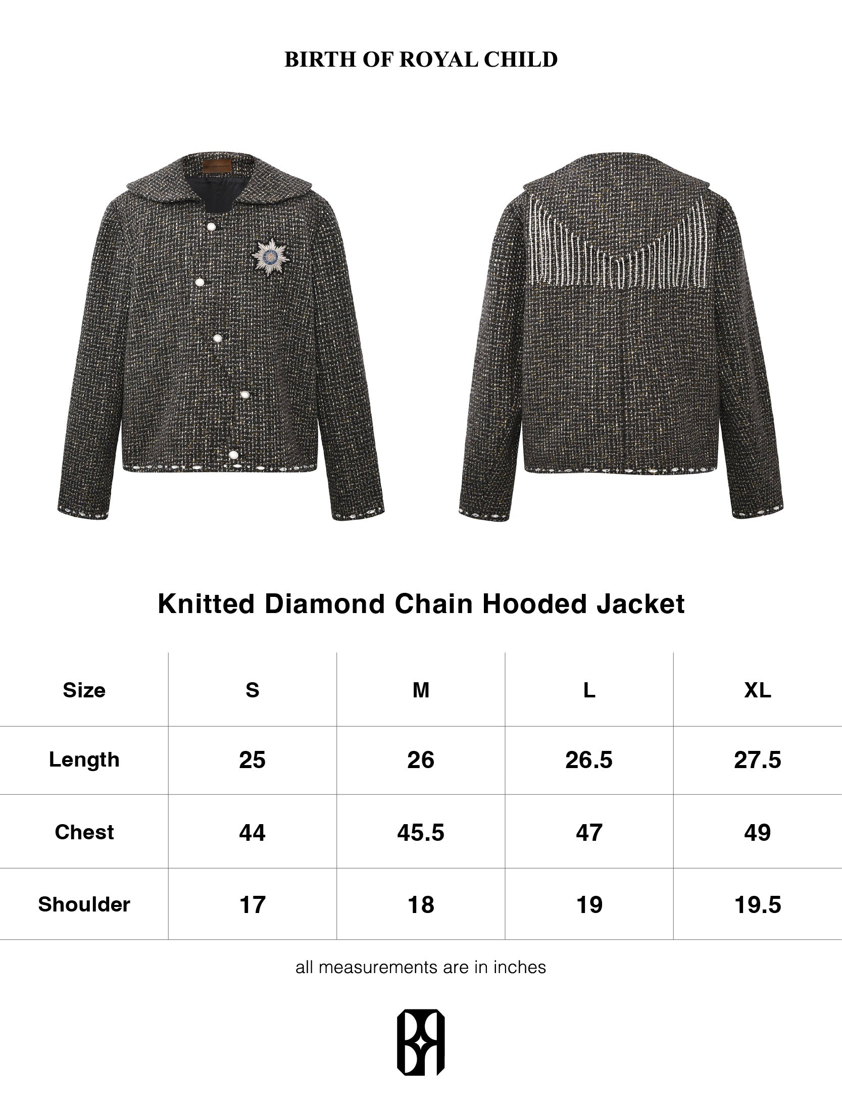 Woven Diamond Chain Jacket