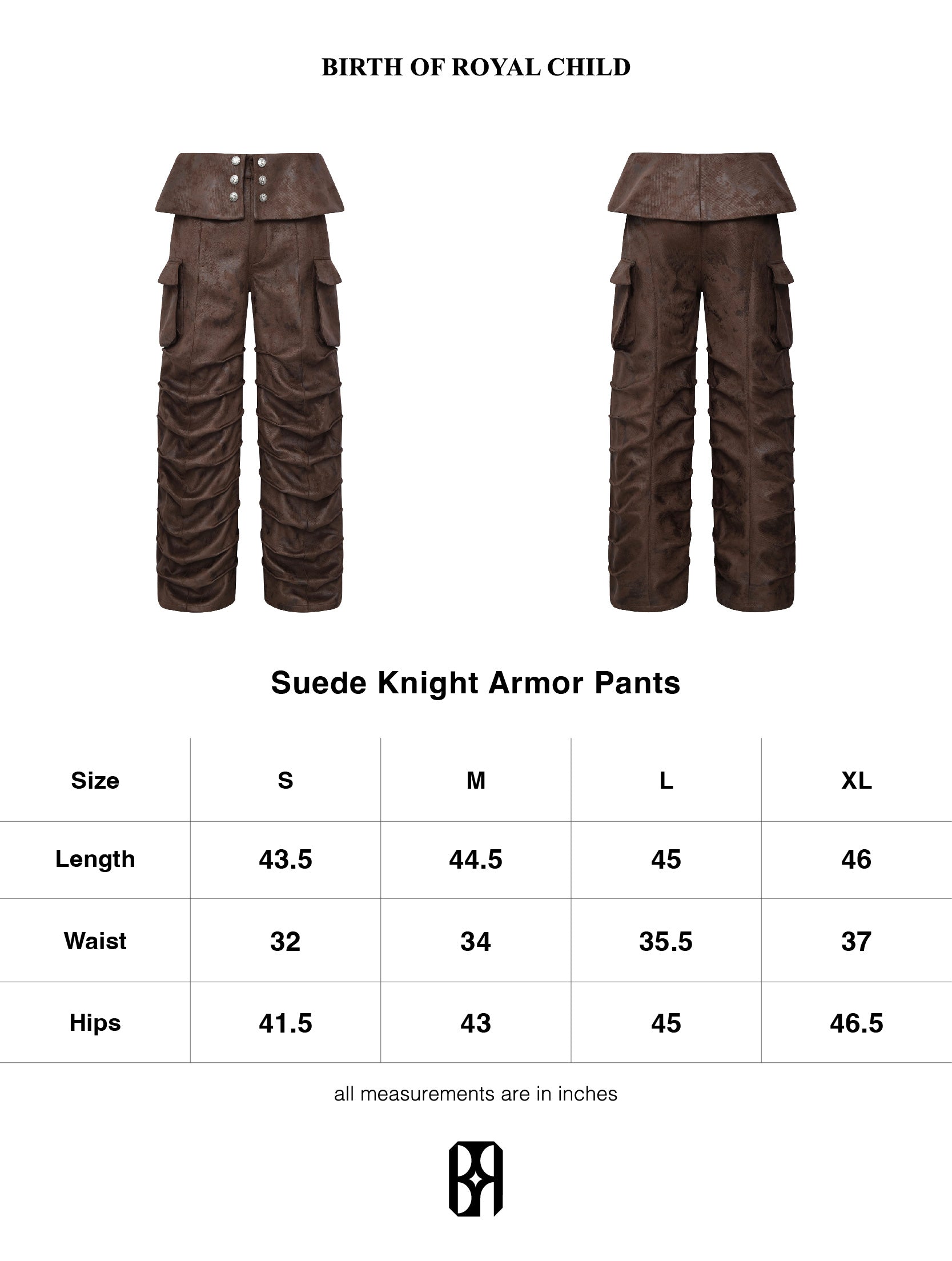 SUEDE KNIGHT ARMOR PANTS