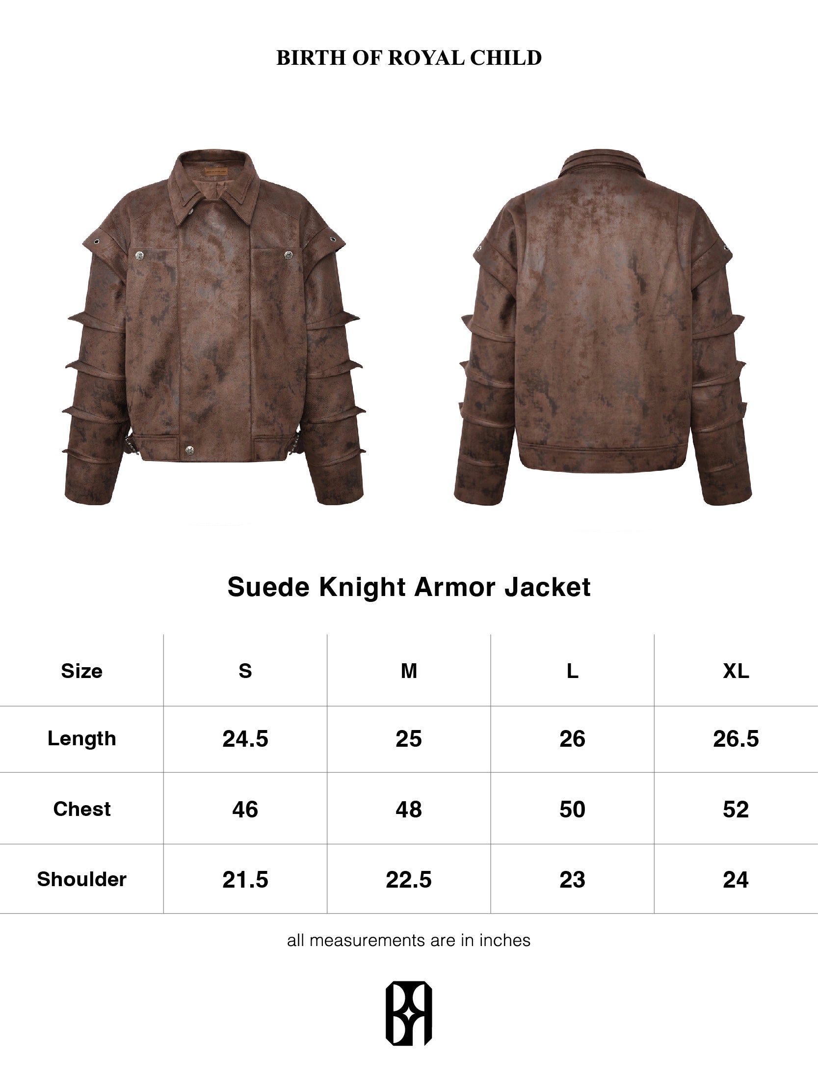 SUEDE KNIGHT ARMOR JACKET