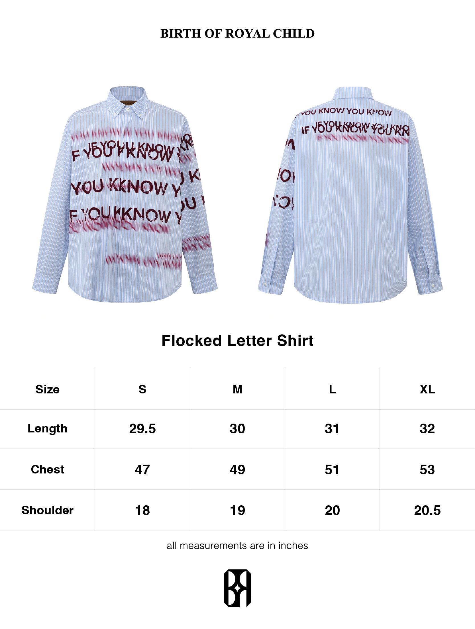 IF YOU KNOW Velour Letter Shirt