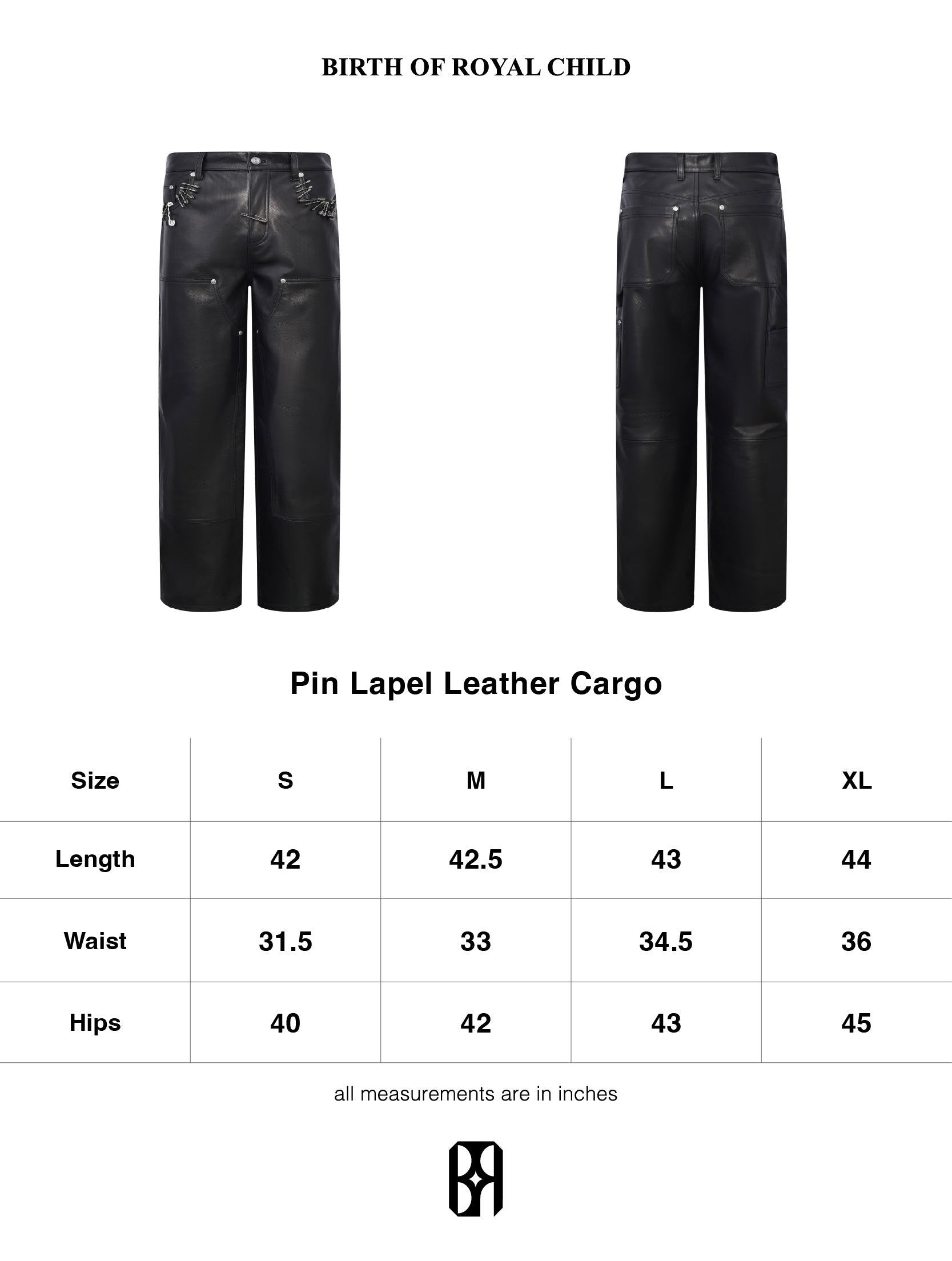 Prime Hide Pinned Leather Work Pants