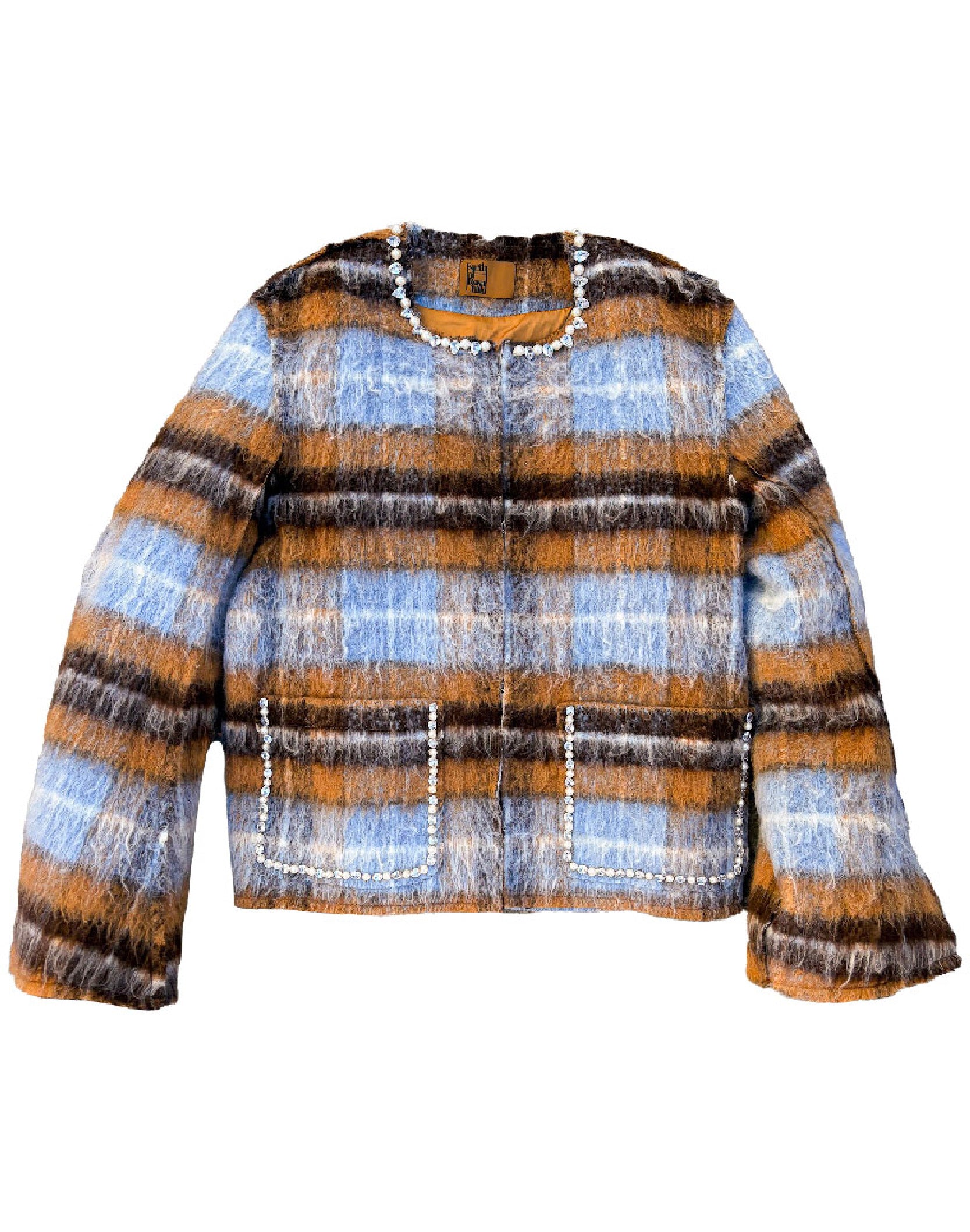 20K Diamond Zipper Jacket in BRN – Birth Of Royal Child