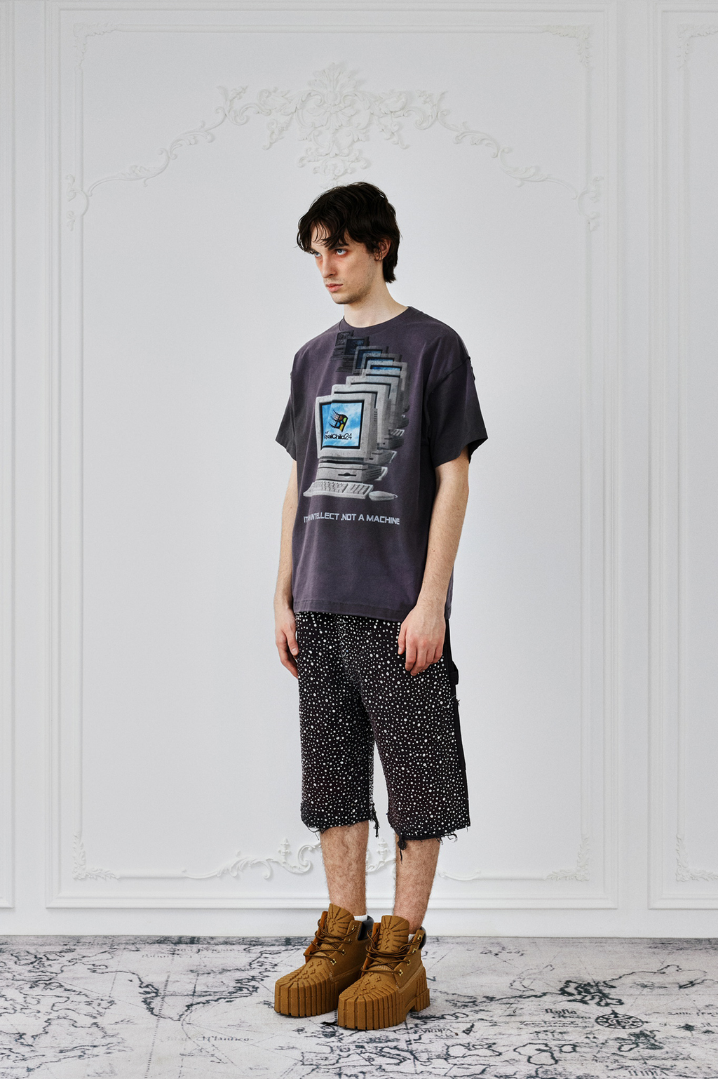 "Windows 24" Distressed Vintage Tee